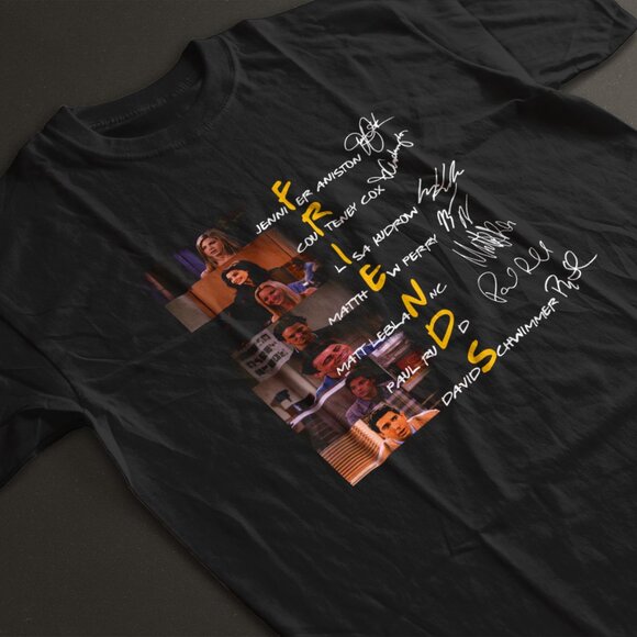 FRIENDS Funny Black Shirt - Picture 1 of 1